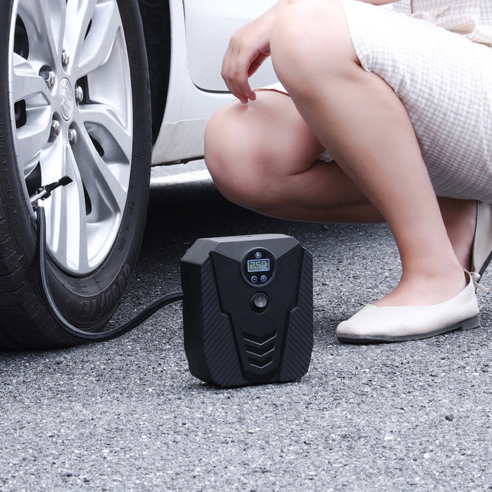 Portable Car Air Compressor DC 12V Digital Tire Inflator Air 150 PSI Auto Air For Car Motorcycle LED Light Tire