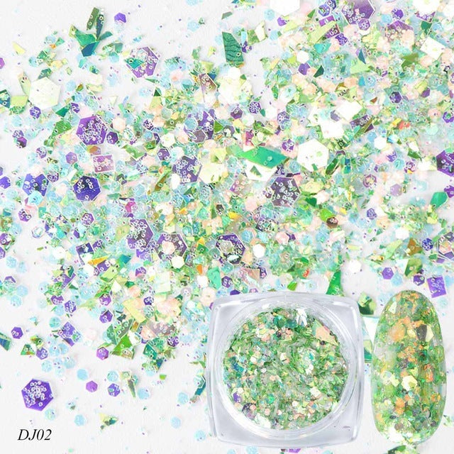 Glitter Light Change Onion Pink Symphony Sequin