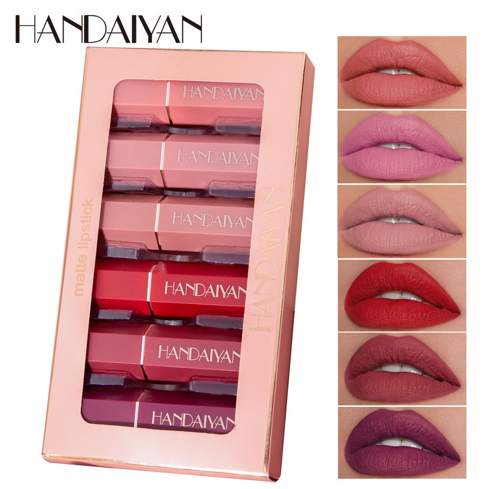Matte Lipstick Gift Box Set Non-stick Cup, Matte