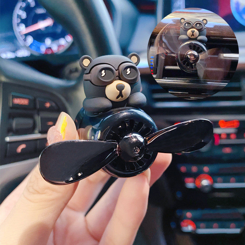 Aviator Bear Car Aromatherapy Ornament