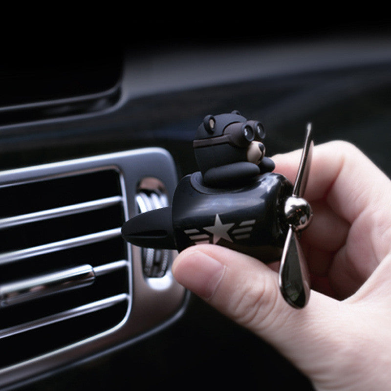 Aviator Bear Car Aromatherapy Ornament
