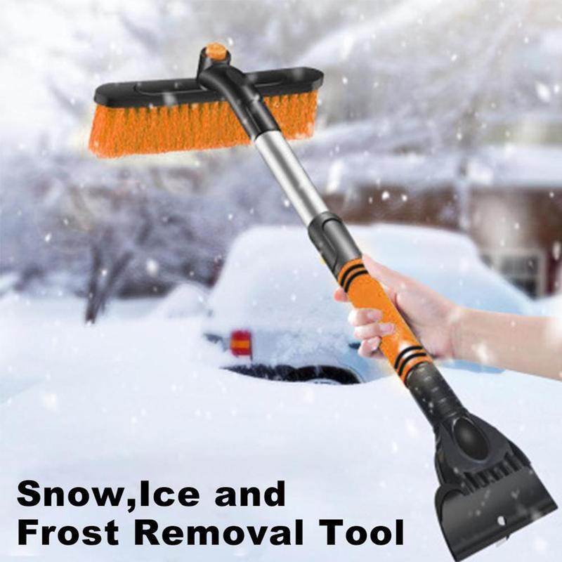 Car Snow Brush Ice Scraper Detachable Extendable Handle