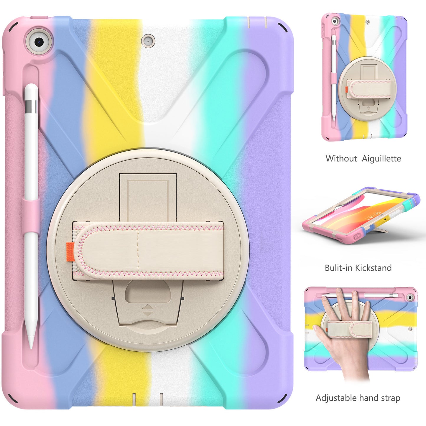 Colorful Flat Protective Cover with Stand