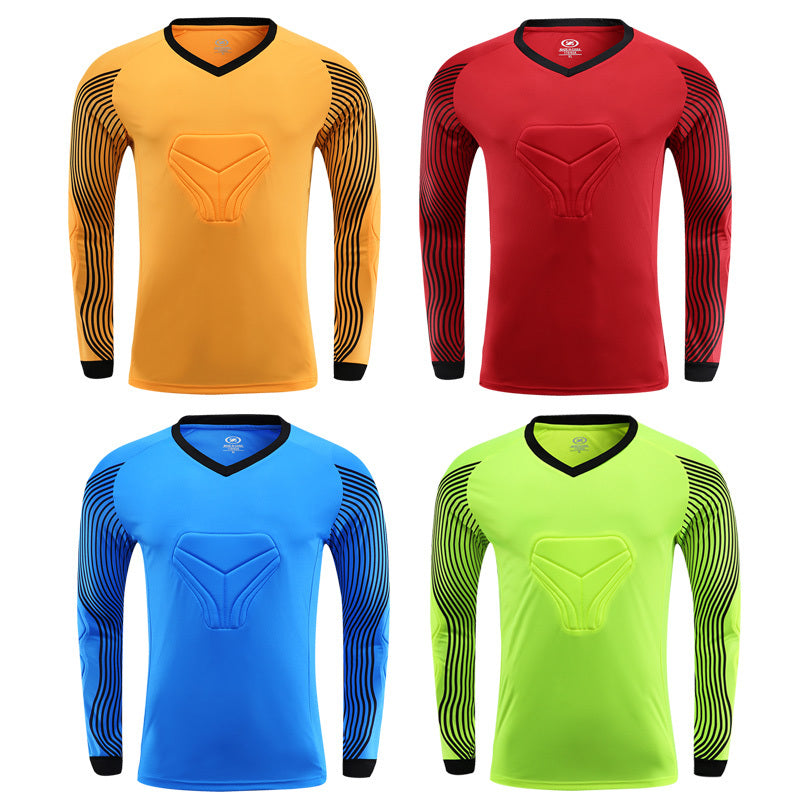 Thickened Goalkeeper Jersey & Shorts Set – Long & Short Sleeve Options