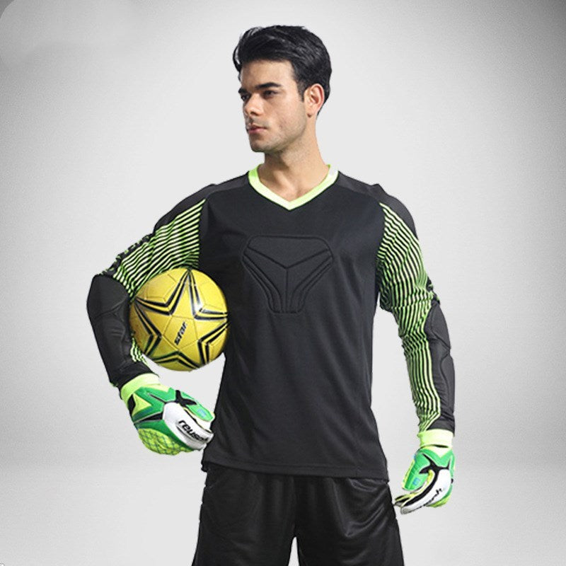 Thickened Goalkeeper Jersey & Shorts Set – Long & Short Sleeve Options