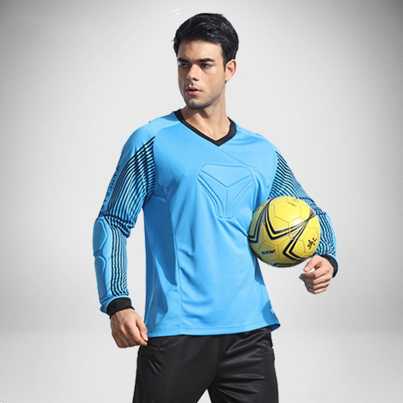 Thickened Goalkeeper Jersey & Shorts Set – Long & Short Sleeve Options