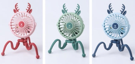 Portable USB Stroller Fan Baby Car Seat Accessory
