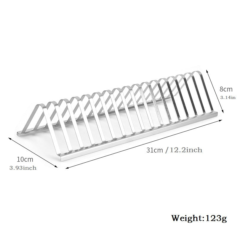 Stainless Steel BBQ Rib Rack Roasting Stand