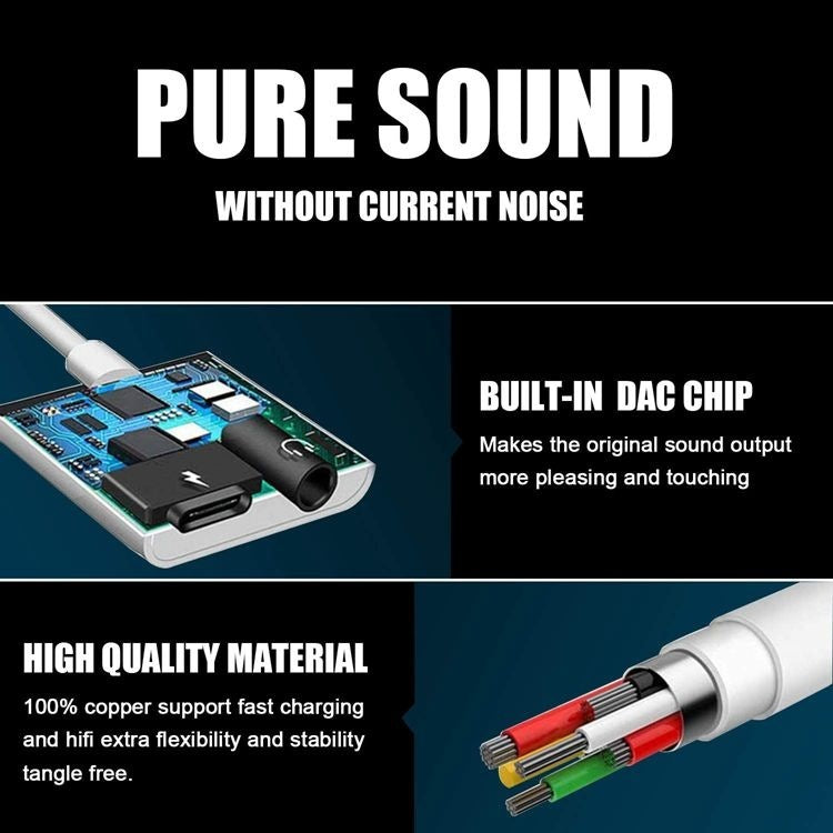 Type C to 3.5mm DAC Adapter Cable