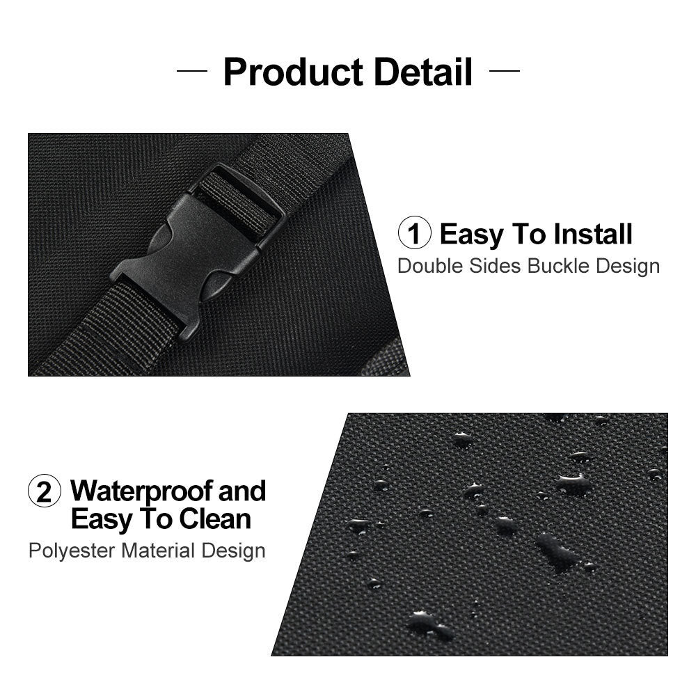 Waterproof Double Dog Kennel Mat for Car Pets