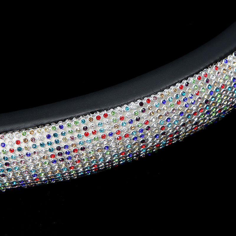 Women’s Summer Rhinestone Steering Wheel Cover