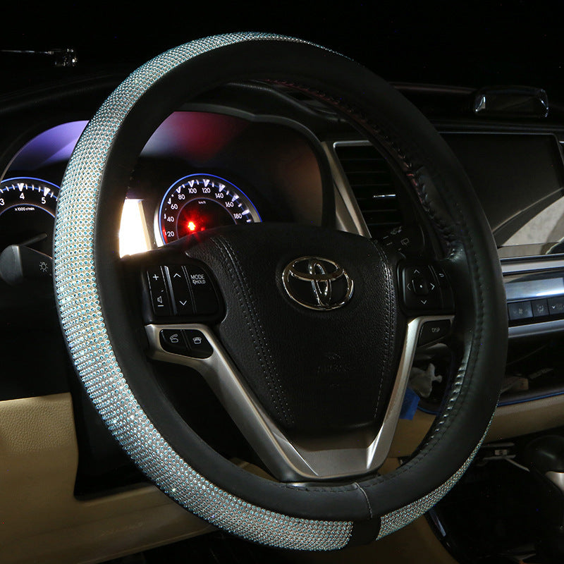 Women’s Summer Rhinestone Steering Wheel Cover