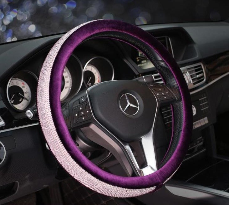 Women’s Summer Rhinestone Steering Wheel Cover