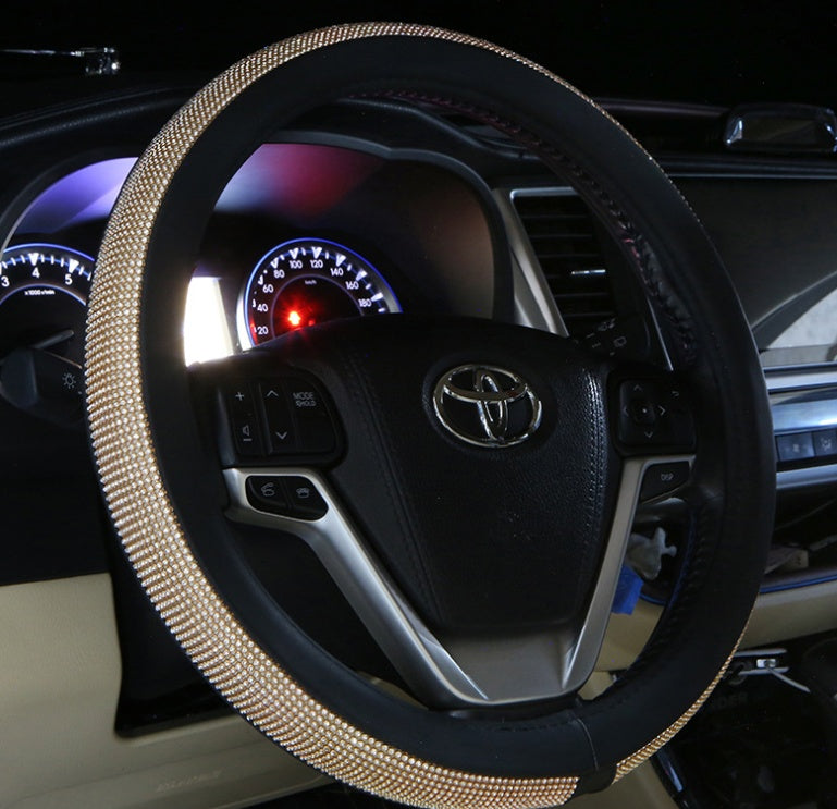Women’s Summer Rhinestone Steering Wheel Cover