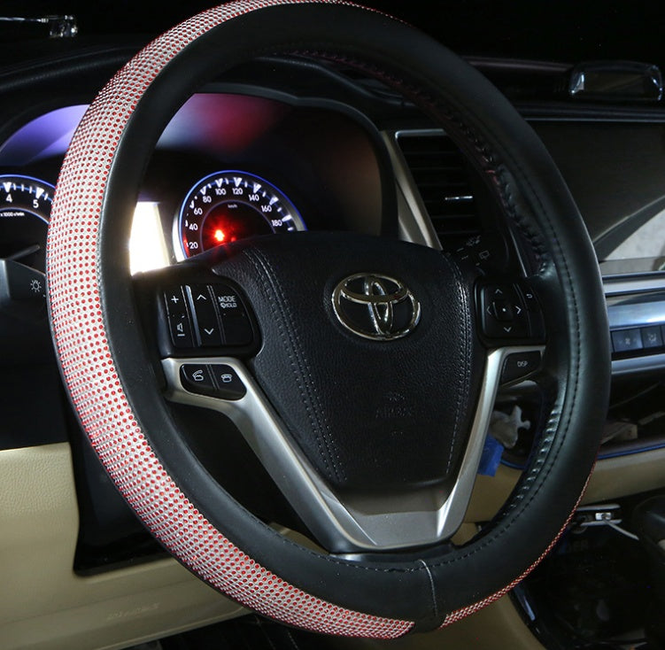 Women’s Summer Rhinestone Steering Wheel Cover