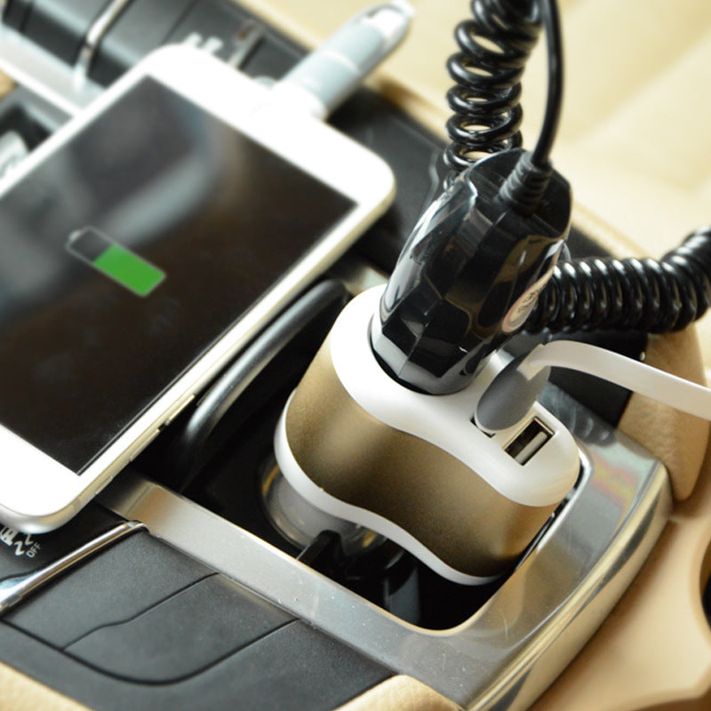 Universal Car Charger Dual USB Fast Charge Adapter