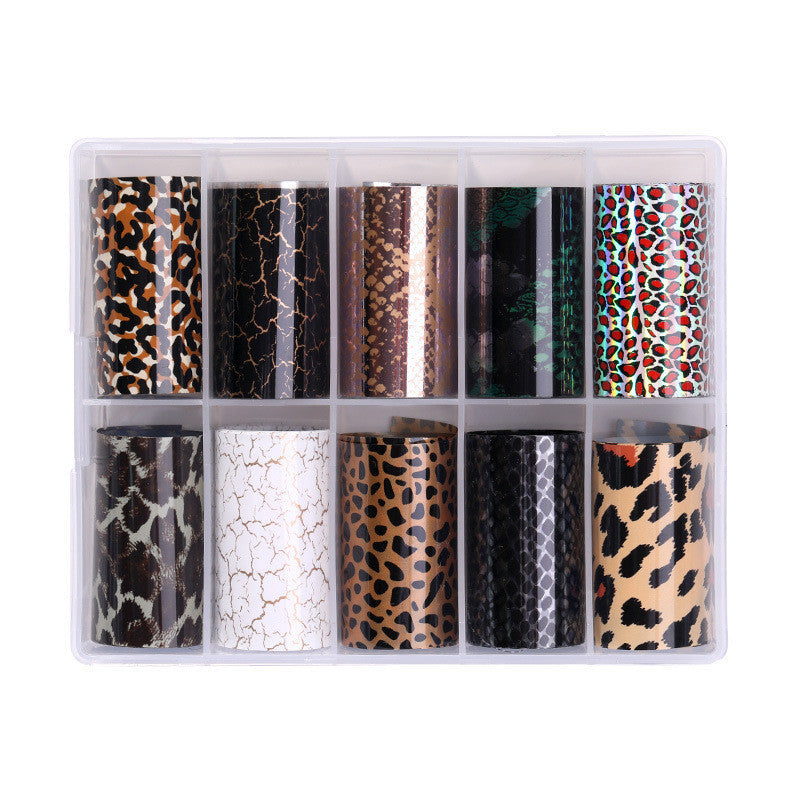 Ins Classic Manicure Nail Sticker Snake Star Set