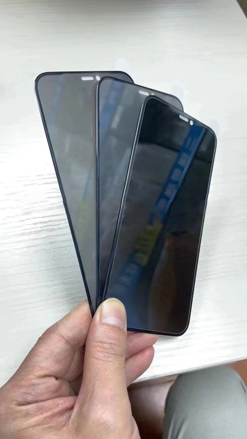 Compatible With, Compatible With , Suitable For IPhone12ProMax Soft Edge Privacy Privacy Film 12Pro Carbon Fiber Privacy Privacy Protection Film 11 Film