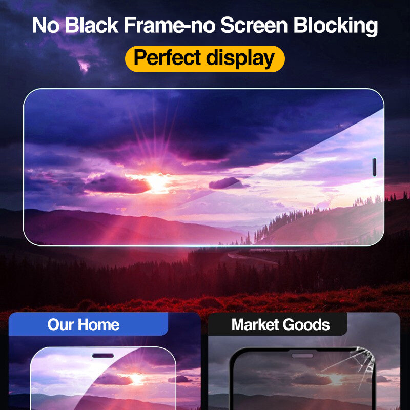 4pcs full cover tempered glass for iPhone 12 Pro Max