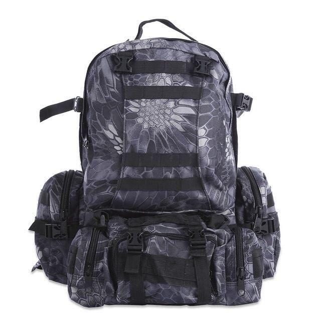 50L Molle Tactical Military Backpack – Waterproof for Camping, Hiking, & Travel