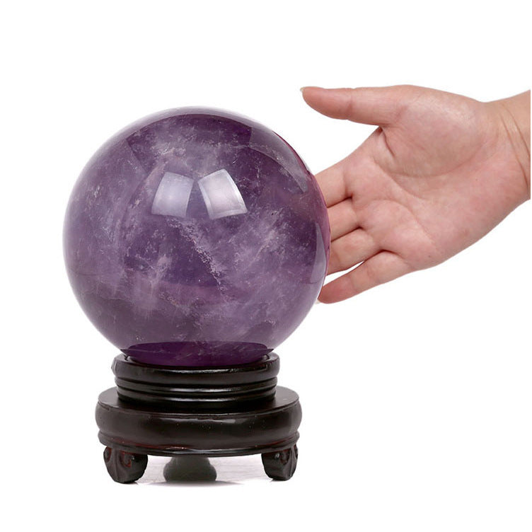 Polished Crystal Ball Decorative Furnishing