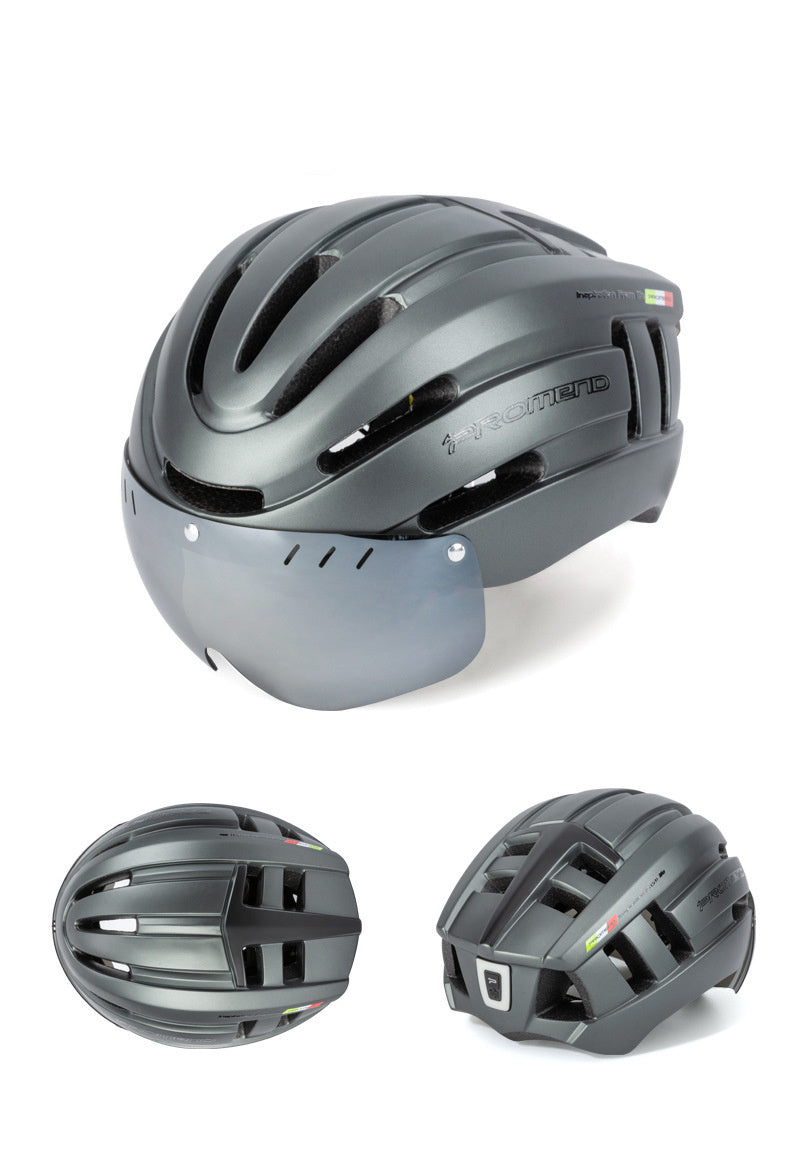 Mountain Bike Helmet with LED Light