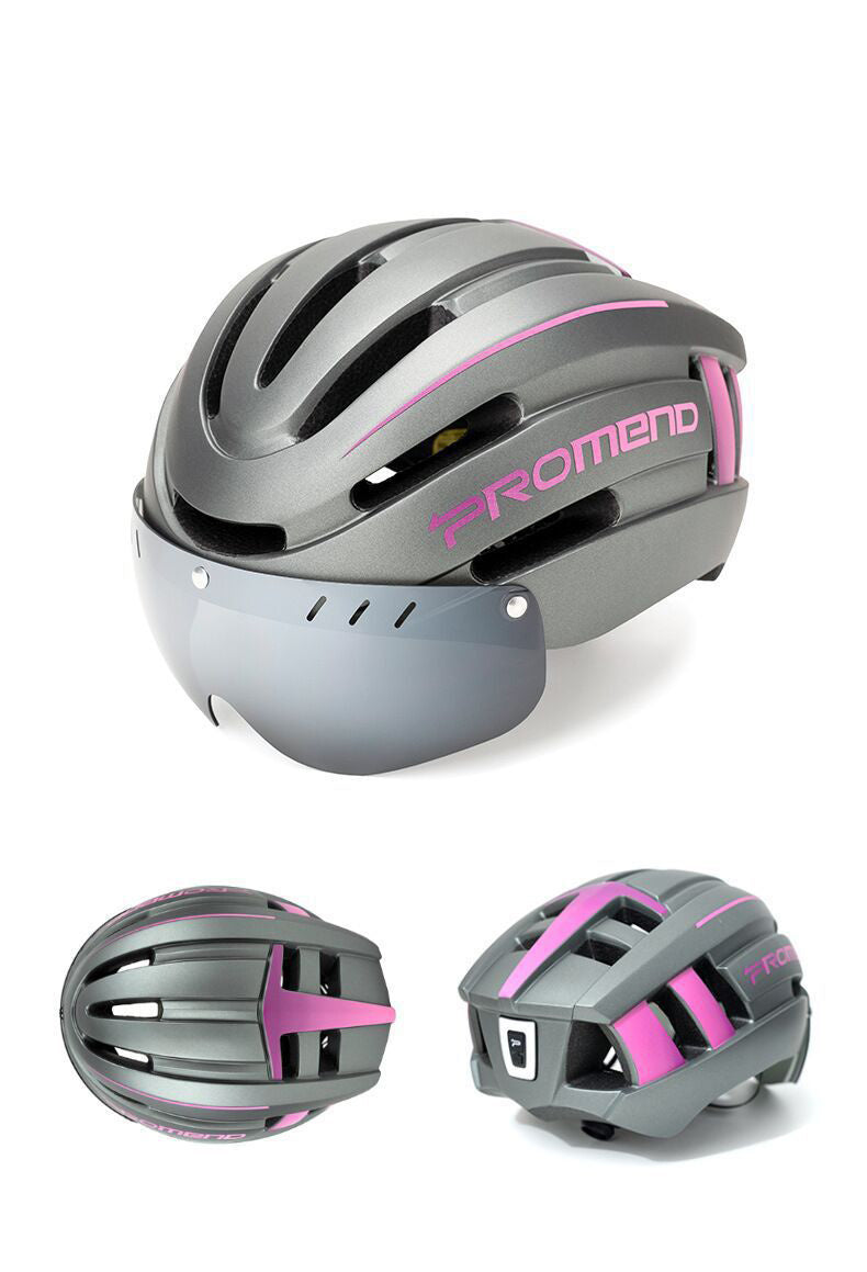 Mountain Bike Helmet with LED Light