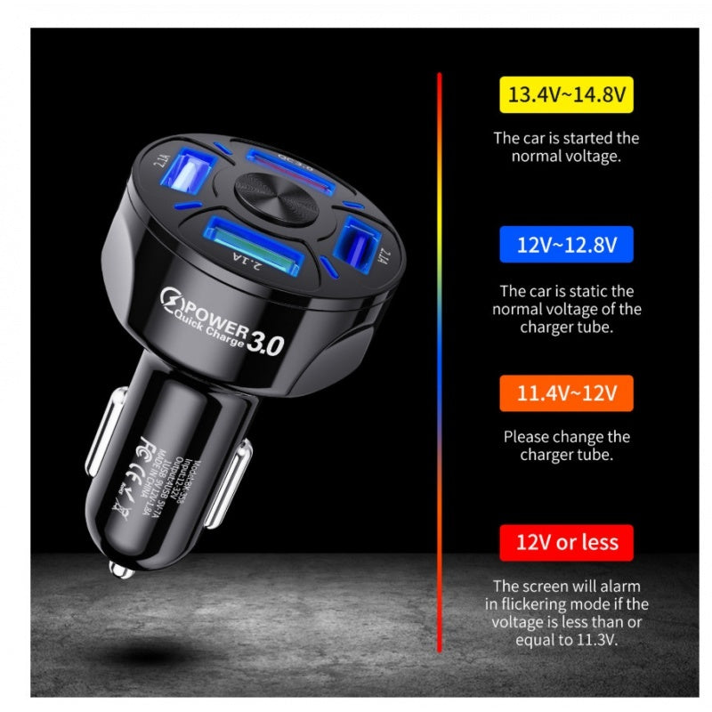 Fast Charge One For Four Car Charger