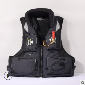Multi-Function Sea Fishing Life Jacket - Large Buoyancy Waistcoat