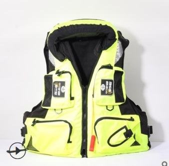 Multi-Function Sea Fishing Life Jacket - Large Buoyancy Waistcoat