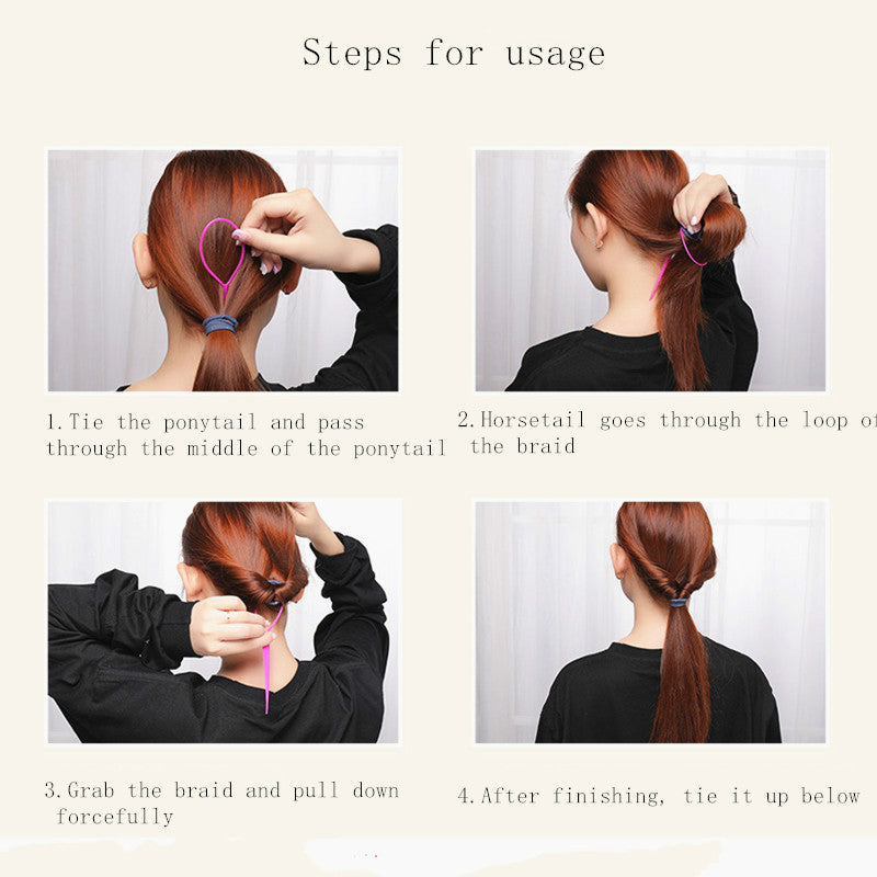 Braided Hair Travel Kit: Disc, Comb, Needle