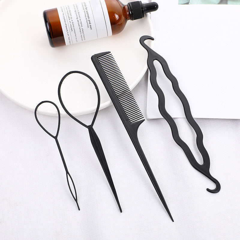Braided Hair Travel Kit: Disc, Comb, Needle