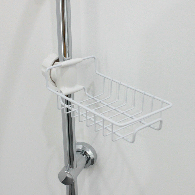 Adjustable Sink Rack Sponge Holder Soap Organizer