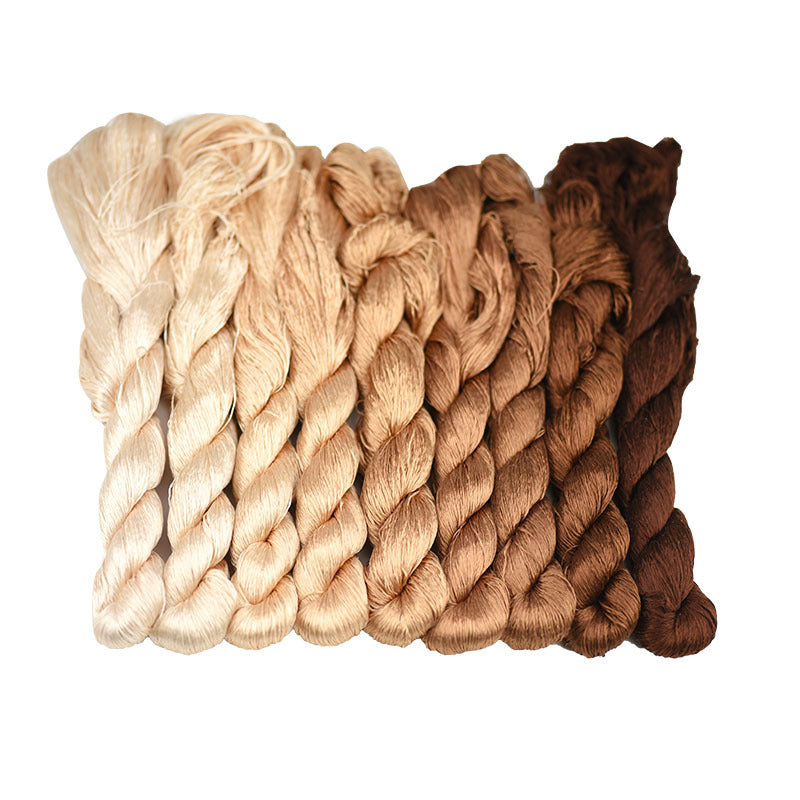 Mulberry Silk Su Embroidery Thread - Velvet Wrapped