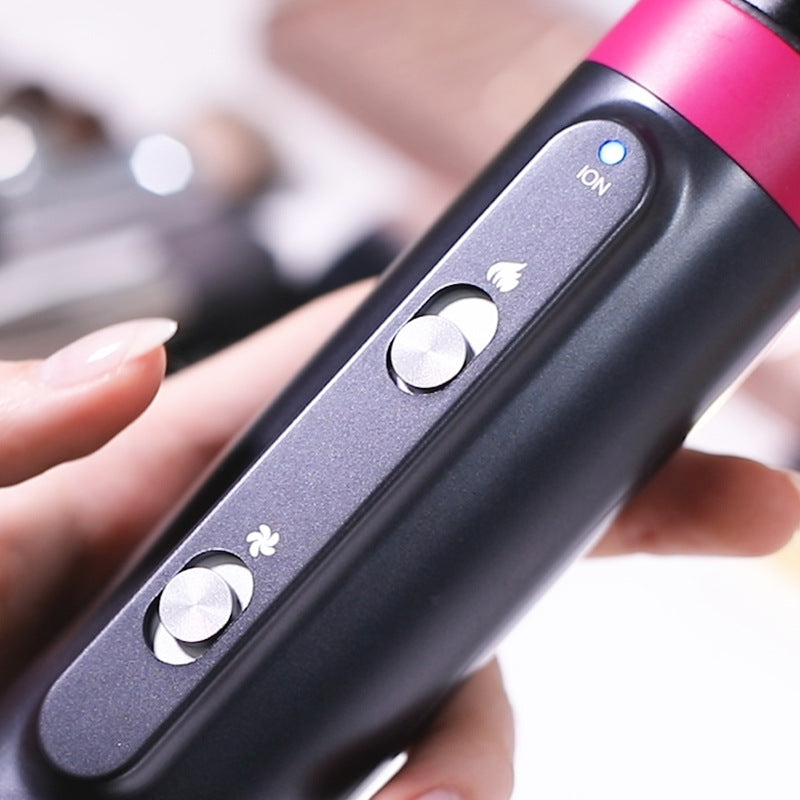 4-in-1 Hot & Cold Air Comb Hair Dryer with Rotating Brush