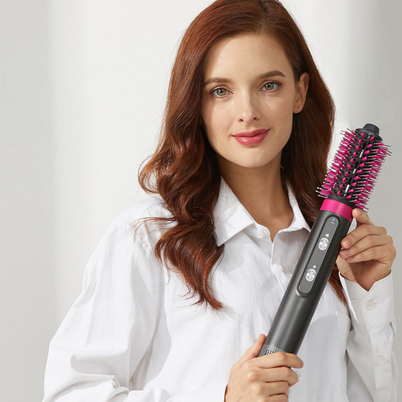 4-in-1 Hot & Cold Air Comb Hair Dryer with Rotating Brush