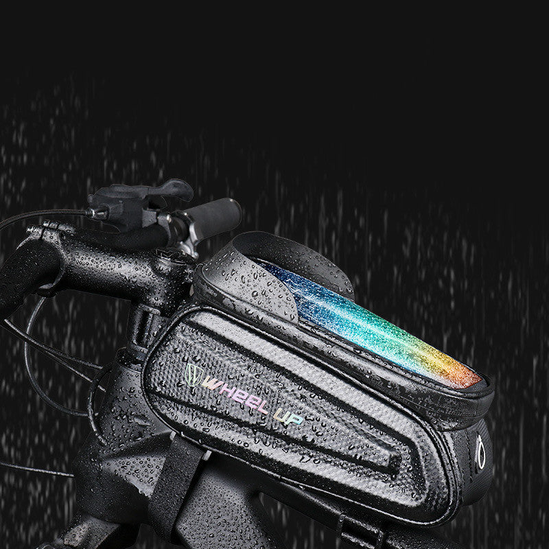 WHEEL UP Hard Shell Bike Frame Bag with Touch Screen