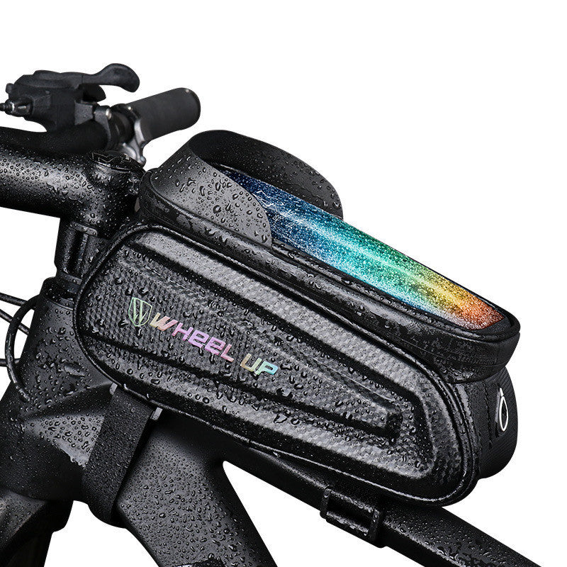 WHEEL UP Hard Shell Bike Frame Bag with Touch Screen