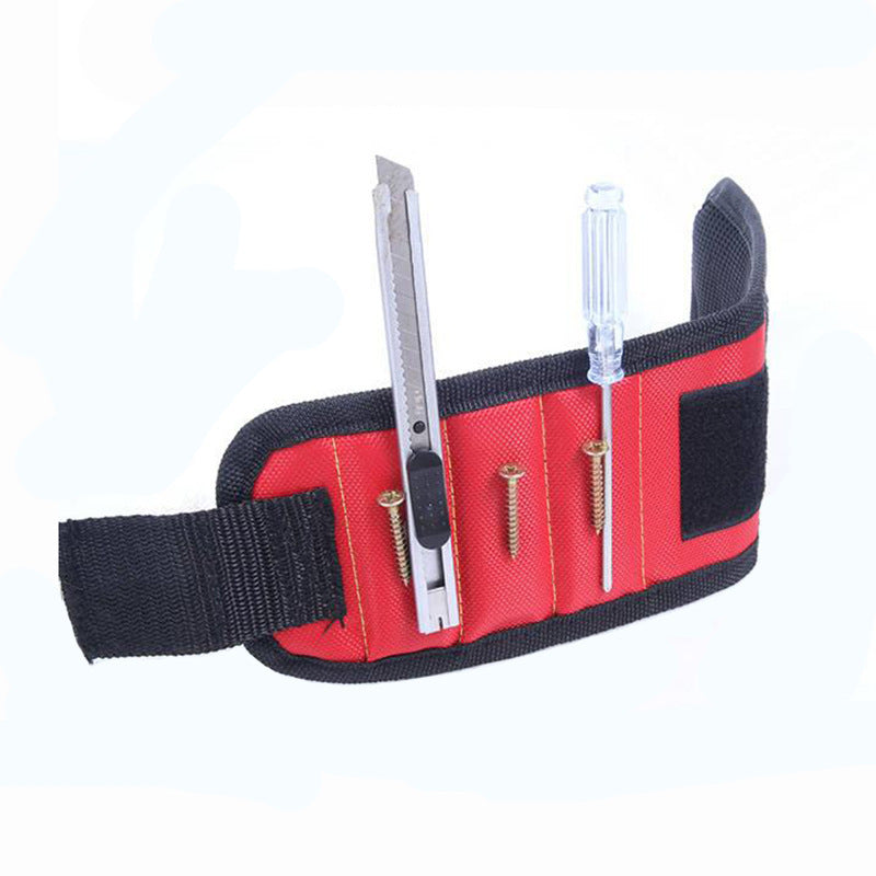 Fifteen Compartment Magnetic Wristband Tool Holder