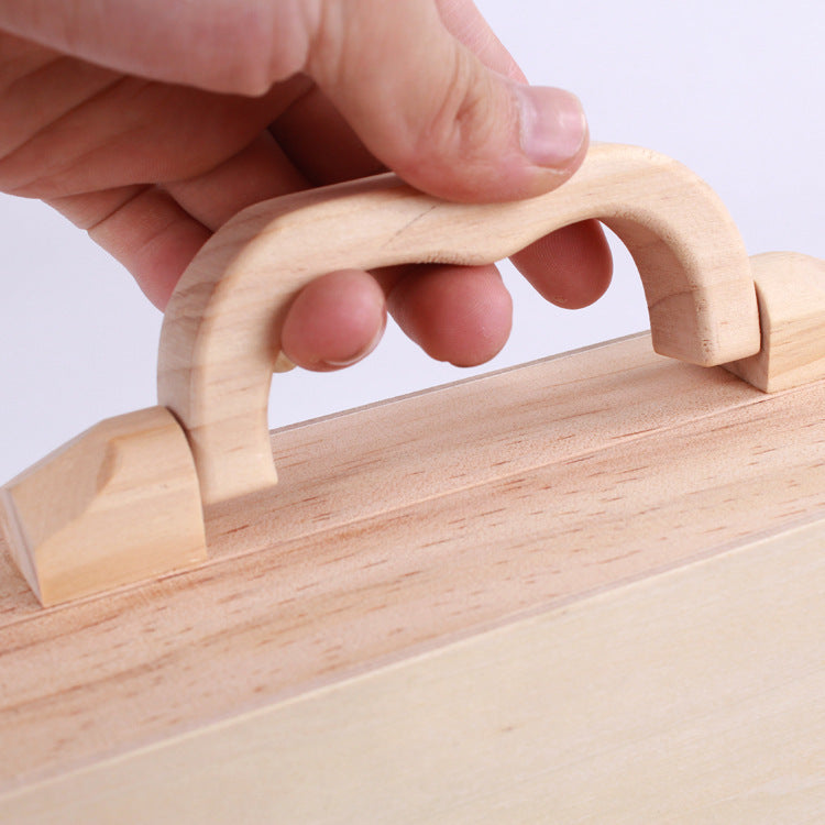 Children’s Wooden Toolbox Toy Set – Multi-Purpose Maintenance & Assembly