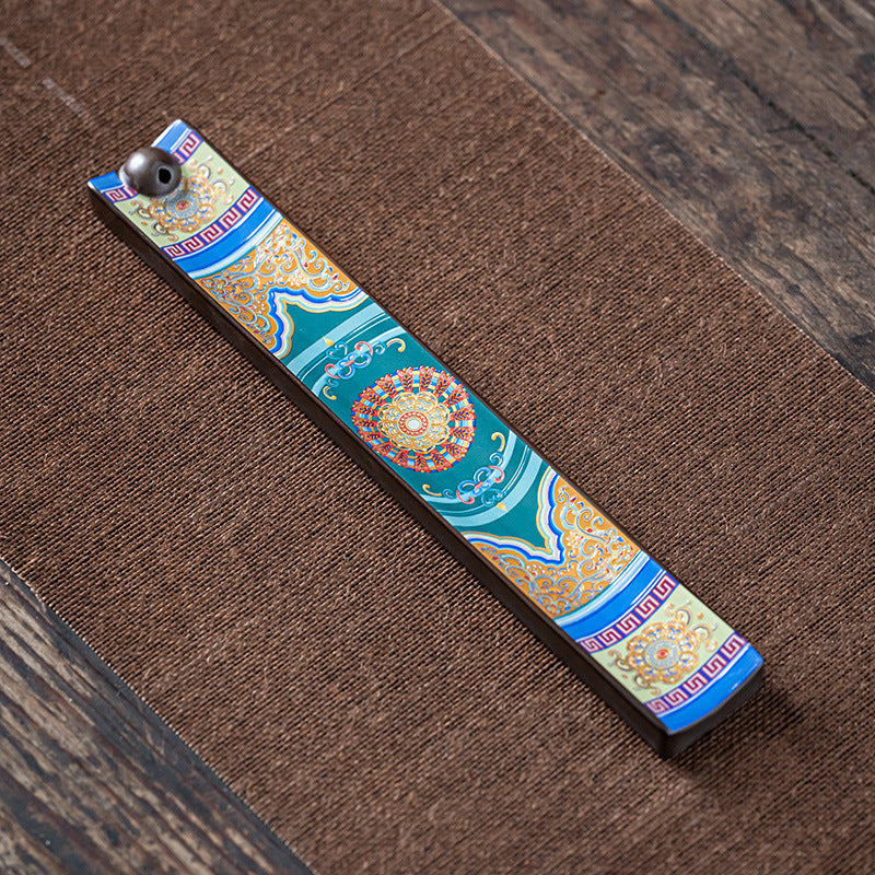 Enamel Wire Ceramic Incense Burner Antique Decor