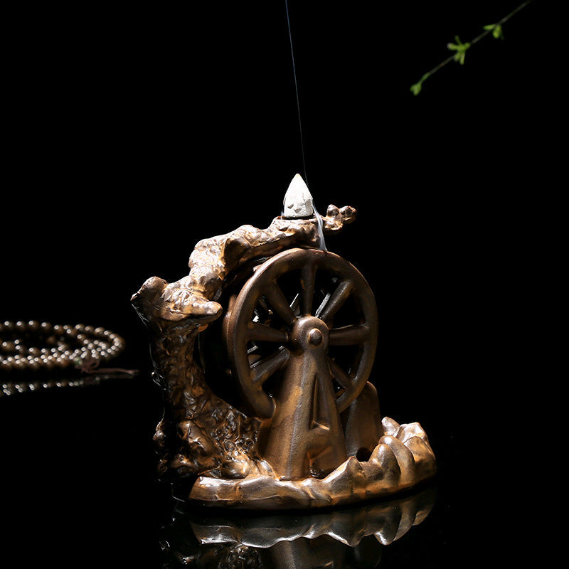 Ceramic Backflow Incense Burner Aromatherapy Decor