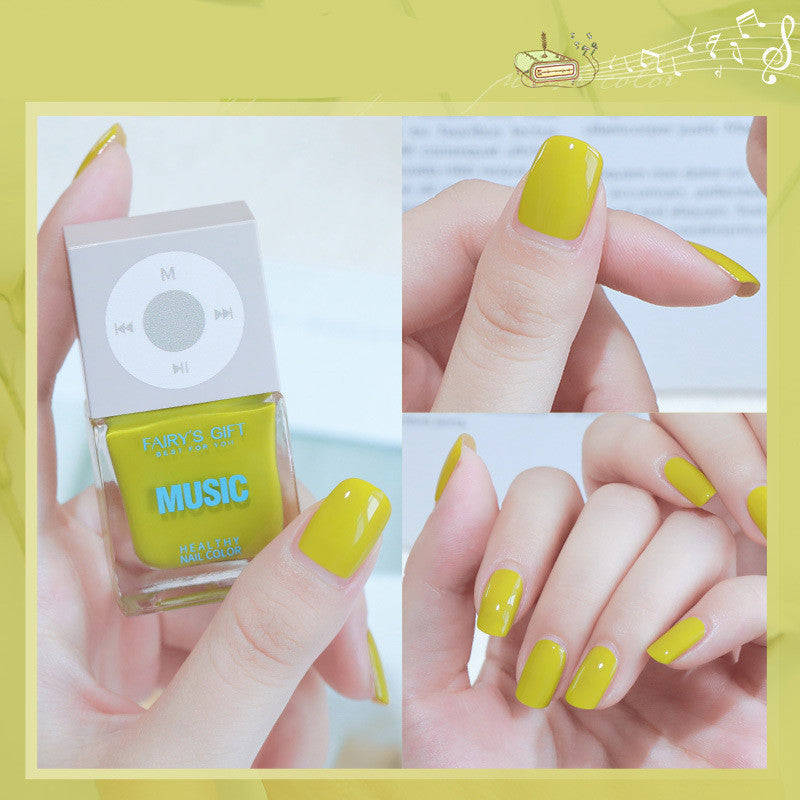 Odorless Cherry Nail Polish Non-Peelable