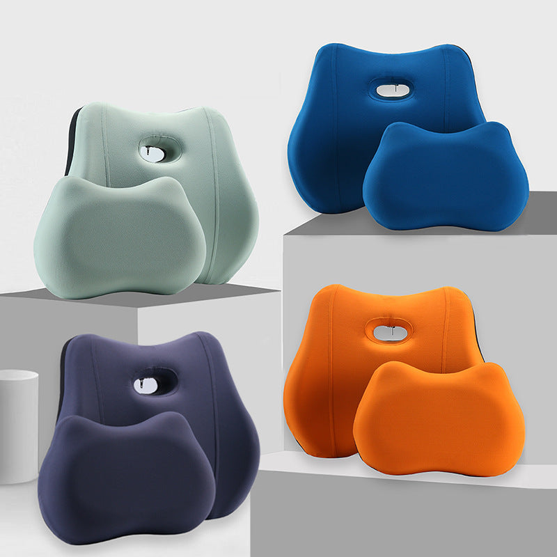 Memory Foam Neck Pillow Lumbar Support for Car