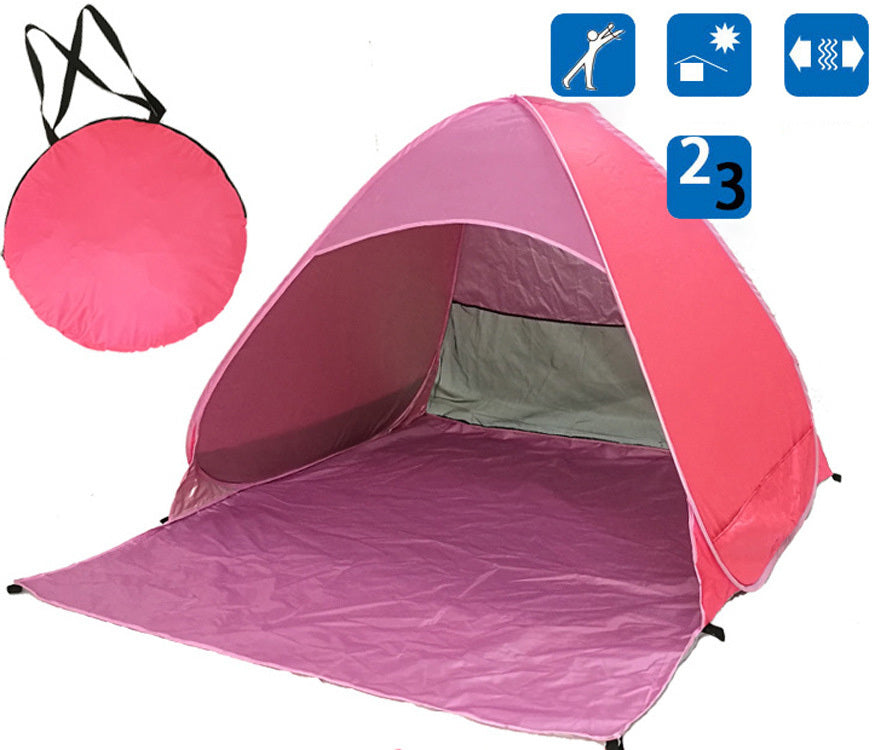 Tent Free To Build Camping Beach Sunscreen Tent Quick Outdoor Camping Tent