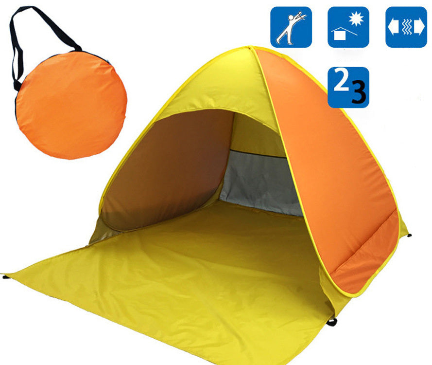 Tent Free To Build Camping Beach Sunscreen Tent Quick Outdoor Camping Tent
