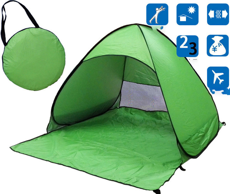 Tent Free To Build Camping Beach Sunscreen Tent Quick Outdoor Camping Tent