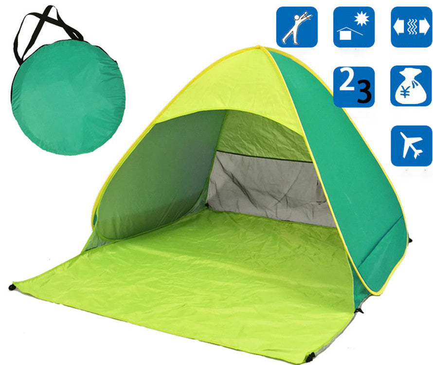 Tent Free To Build Camping Beach Sunscreen Tent Quick Outdoor Camping Tent