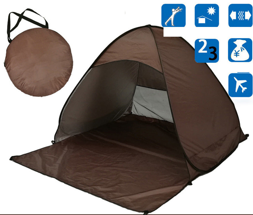 Tent Free To Build Camping Beach Sunscreen Tent Quick Outdoor Camping Tent