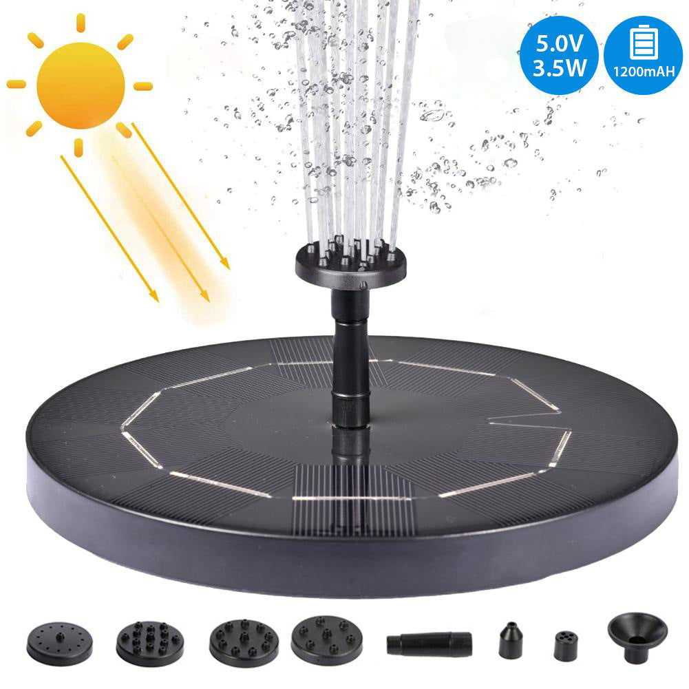 Solar Floating Mercury Garden Fountain
